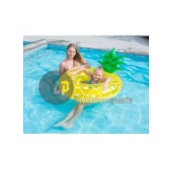 Bouée gonflable géante ananas semi-transparente