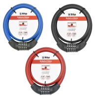 Câble antivol pour vélo 20 x 1000 mm avec cadenas