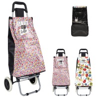 Einkaufswagen PVC 2 Räder Liberty, 2-fach gefüttert