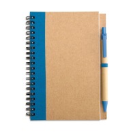 Recycelter spiral-notizblock mit hartem umschlag stift picture