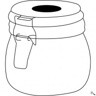 Clicky-glasgefäß, ca. 500 ml picture