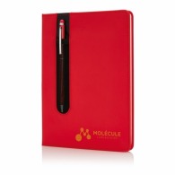 A5-notizbuch mit festem einband touch pen picture