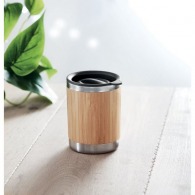 25cl doppelwandiger becher in bambusoptik picture