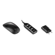 Computer-zubehör-kit: maus, hub, powerbank picture