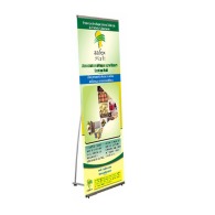 VISU-STAND FEST H.190 x B.70 cm x Fuß 35 cm EINSEITIG