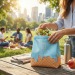 Lunch bag iso. RPET 230g, Nouveauté Werbung