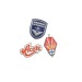 Pin's Basis Eisen Stempel - Email Verlegung - 25-29 mm, Anstecknadel Werbung