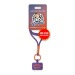 Lanyard mit elastischem Squeezer Logo quadri Transfer - made in europe Geschäftsgeschenk