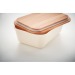 Lunchbox Deckel Bambus, Lunchbox und Frühstücksbox Werbung