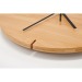 ESFERE Round shape bamboo wall clock, ökologische Uhr Werbung