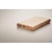 Bambus-Powerbank mit 4000 mAh, Powerbank Werbung