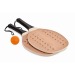 Set beach tennis en bois de ros, raquettes de plage ou beach tennis Werbung