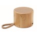 COOL Round bamboo wireless speaker Geschäftsgeschenk