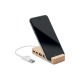 4-Port-USB-Hub aus Bambus Geschäftsgeschenk