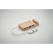 4-Port-USB-Hub aus Bambus Geschäftsgeschenk
