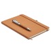 ELEGANOTE - Carnet en cuir recyclé et stylo, carnet recyclé Werbung