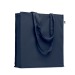 Grand sac shopping coloré en coton bio 220g/m², Sac shopping durable Werbung