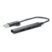 CURRENT - USB-Hub mit 4 Anschlüssen 19 cm Geschäftsgeschenk