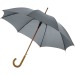 23"-Regenschirm mit automatischer Öffnung, Griff und Stock aus Holz Geschäftsgeschenk