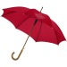 23"-Regenschirm mit automatischer Öffnung, Griff und Stock aus Holz, automatischer Regenschirm Werbung