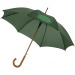 23"-Regenschirm mit automatischer Öffnung, Griff und Stock aus Holz, automatischer Regenschirm Werbung
