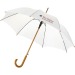 23"-Regenschirm mit automatischer Öffnung, Griff und Stock aus Holz, automatischer Regenschirm Werbung