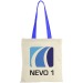 Baumwolltasche Nevada 100 gr/m² mit farbigen Griffen, Tasche Werbung