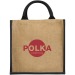 Chennai Jute Tote Bag, Tasche aus Jutegewebe Werbung
