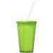 Doppelwandiger 35cl-Becher mit Strohhalm Geschäftsgeschenk