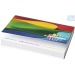 Klebeblock 100x75mm mit Abdeckung, Post-it-Block, selbstklebend, repositionierbar Werbung