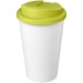 Isolierbecher aus wiederverwertetem Kunststoff, Tasse und Becher mit Deckel Werbung