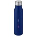 Bouteille de sport Harper 700ml en acier inoxydable avec boucle métallique, objet écologique Werbung
