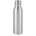 Bouteille de sport Harper 700ml en acier inoxydable avec boucle métallique, objet écologique Werbung
