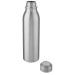 Bouteille de sport Harper 700ml en acier inoxydable avec boucle métallique, objet écologique Werbung