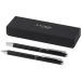 Ensemble-cadeau stylo bille et stylo roller Lucetto en aluminium recyclé Geschäftsgeschenk