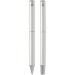 Ensemble-cadeau stylo bille et stylo roller Lucetto en aluminium recyclé, Parure avec stylo plume Werbung