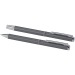 Ensemble-cadeau stylo bille et stylo roller Lucetto en aluminium recyclé, Parure avec stylo plume Werbung