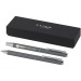Ensemble-cadeau stylo bille et stylo roller Lucetto en aluminium recyclé Geschäftsgeschenk