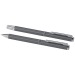 Ensemble-cadeau stylo bille et stylo roller Lucetto en aluminium recyclé Geschäftsgeschenk