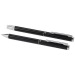 Ensemble-cadeau stylo bille et stylo roller Lucetto en aluminium recyclé, Parure avec stylo plume Werbung