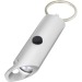 Lumière LED IPX Flare en aluminium recyclé et ouvre-bouteille avec porte-clés Geschäftsgeschenk