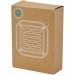 Haut-parleur solaire Bluetooth® Solo de 3 W IPX5 en plastique recyclé certifié RCS avec mousqueton, objet solaire Werbung