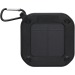 Haut-parleur solaire Bluetooth® Solo de 3 W IPX5 en plastique recyclé certifié RCS avec mousqueton, objet solaire Werbung