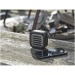 Haut-parleur solaire Bluetooth® Solo de 3 W IPX5 en plastique recyclé certifié RCS avec mousqueton Geschäftsgeschenk