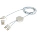 5-in-1 Alasia Kabel aus recyceltem Aluminium und Kunststoff, 150 cm für Datenübertragung und schnelles Laden Geschäftsgeschenk