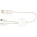 Câble 5 en 1 Citala en plastique recyclé de 30 cm pour la synchronisation des données et la charge rapide de 27 W Geschäftsgeschenk