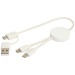 Câble 5 en 1 Citala en plastique recyclé de 30 cm pour la synchronisation des données et la charge rapide de 27 W, câble de chargement Werbung