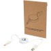 Câble rétractable 5 en 1 Citala en plastique recyclé de 90 cm pour la synchronisation des données et la charge rapide de 40, câble de chargement Werbung