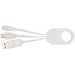 Câble de charge 4 en 1 Troop en plastique recyclé Geschäftsgeschenk