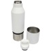 Bouteille isotherme Odessy de 600 ml en acier inoxydable recyclé RCS avec gobelet de 300 ml Geschäftsgeschenk
